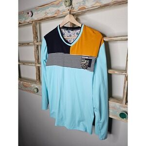 UuYuk Patchwork long-sleeve Tee shirt ladies size XL